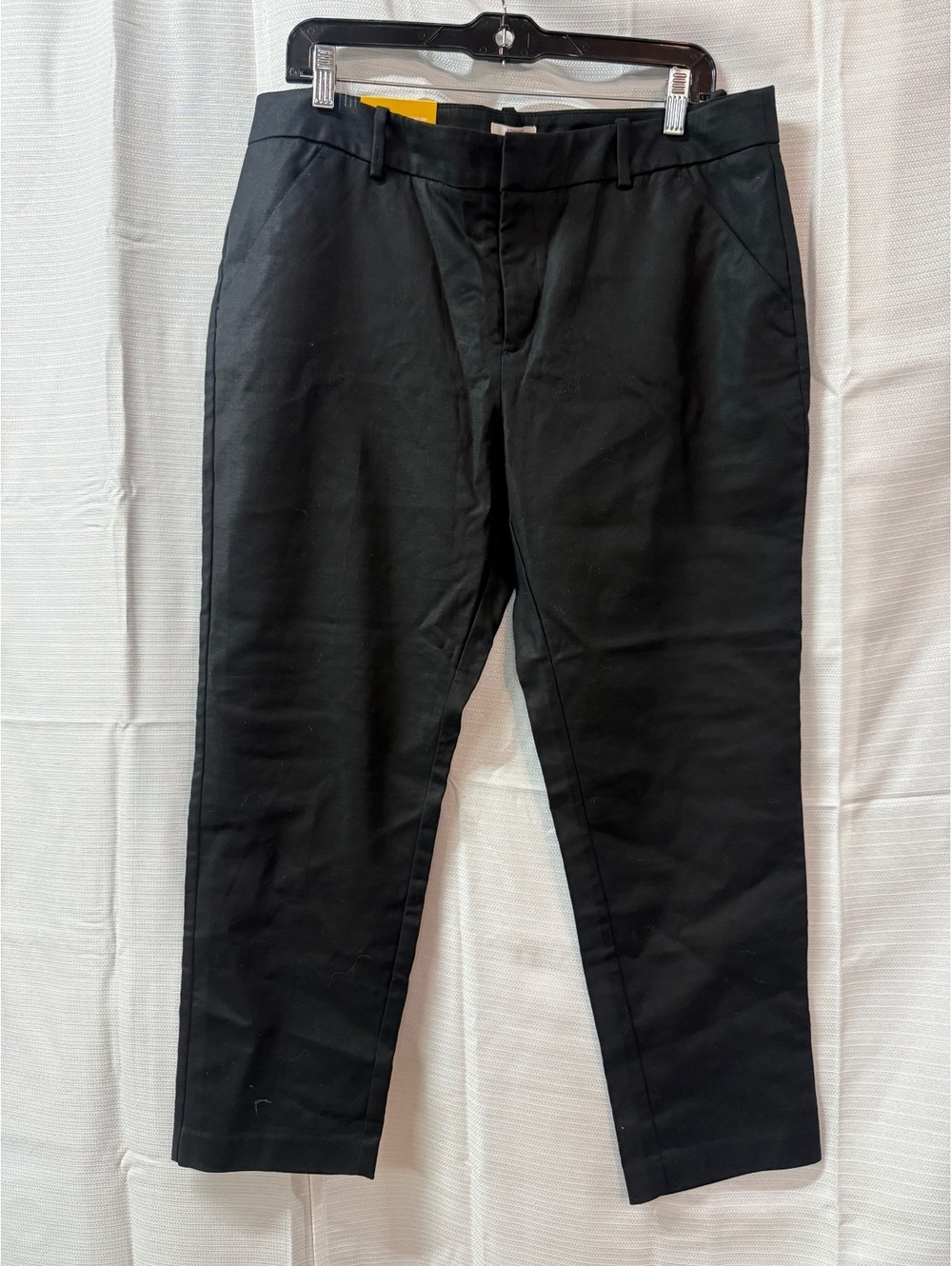 Merona Classic Ankle Pants Size 14 Black Cotton Blend